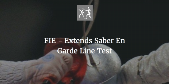 Fie-extends saber en grade lijntest